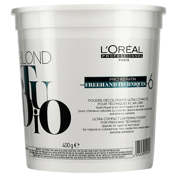 L’Oreal Professional Blond Studio Pro Keratin Freehand Techniques 6 Powder 400g (1)